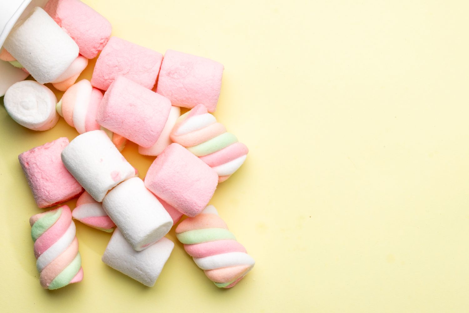 view of marshmallows